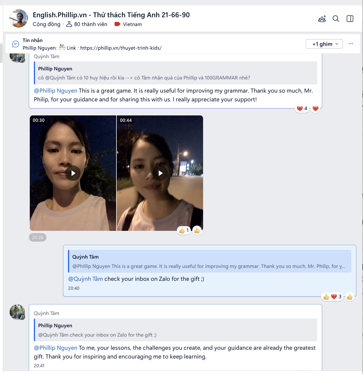 Feedback học viên 4